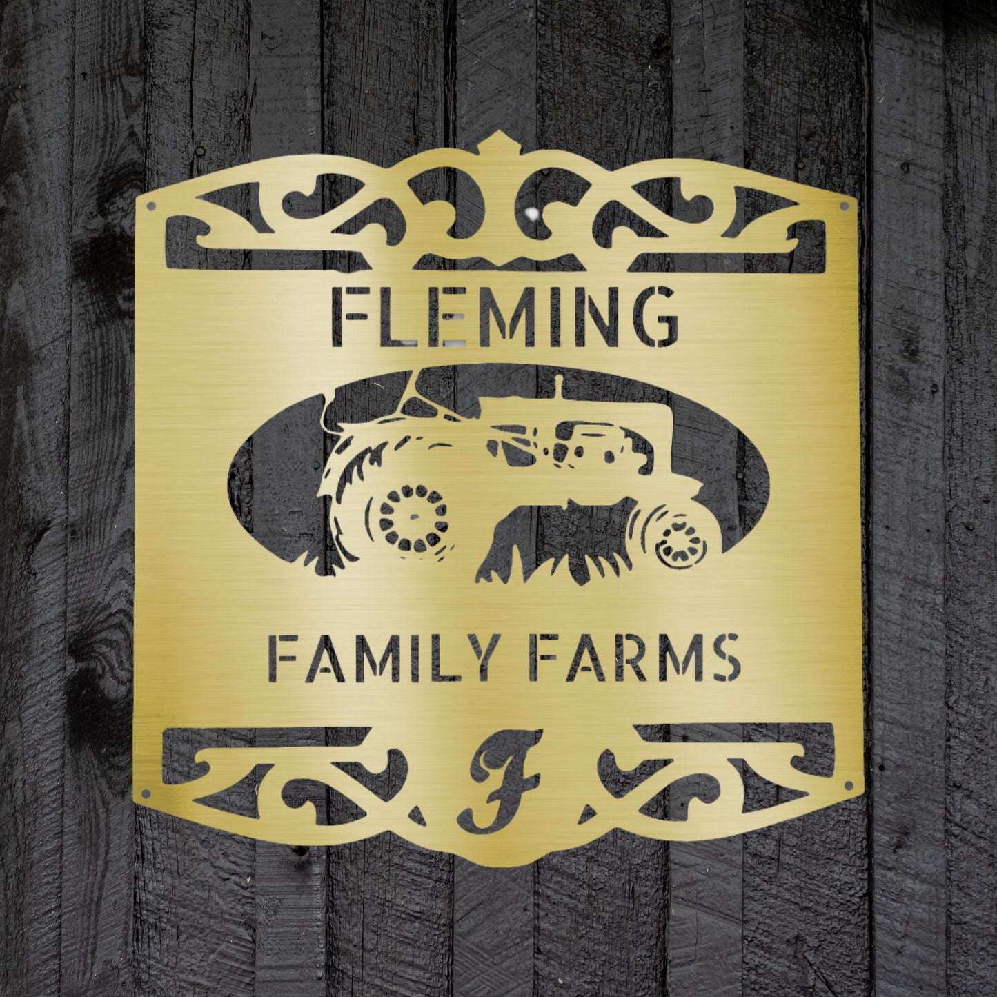Classic Tractor Sign - Steel Sign