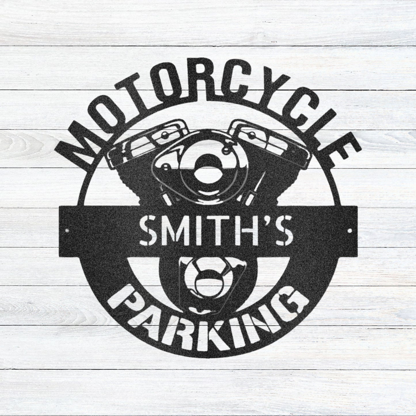 Motorcycle Parking Sign - Steel Sign