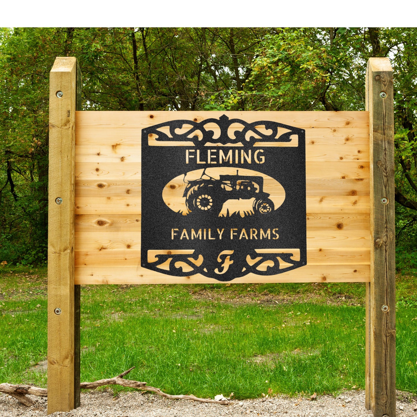 Classic Tractor Sign - Steel Sign