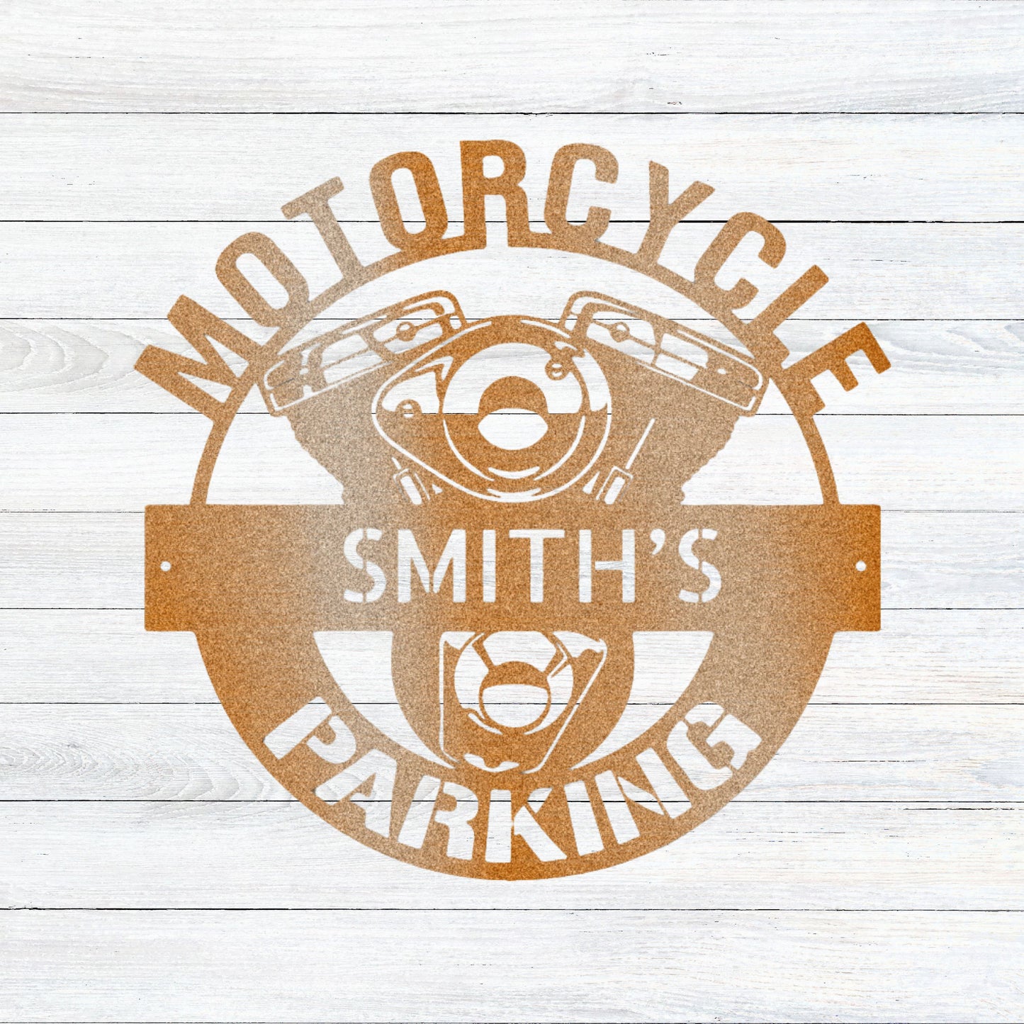Motorcycle Parking Sign - Steel Sign