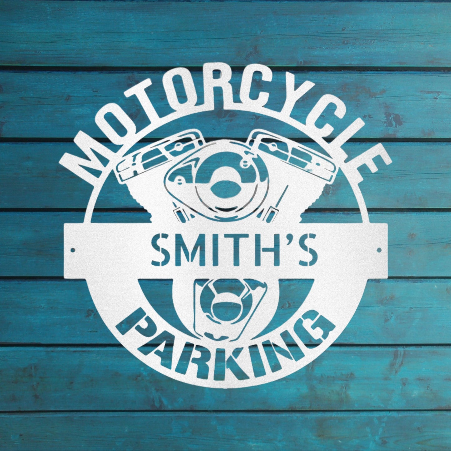 Motorcycle Parking Sign - Steel Sign