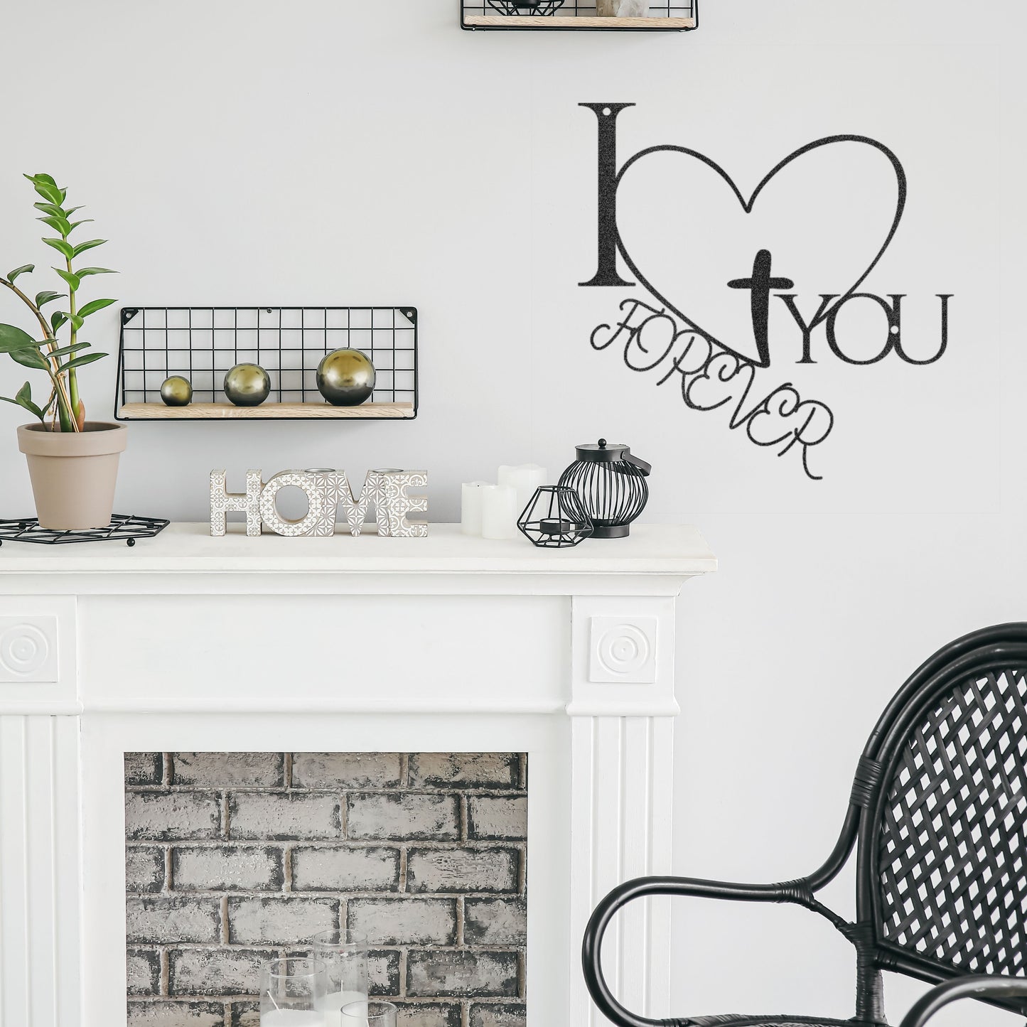 Love Metal Sign