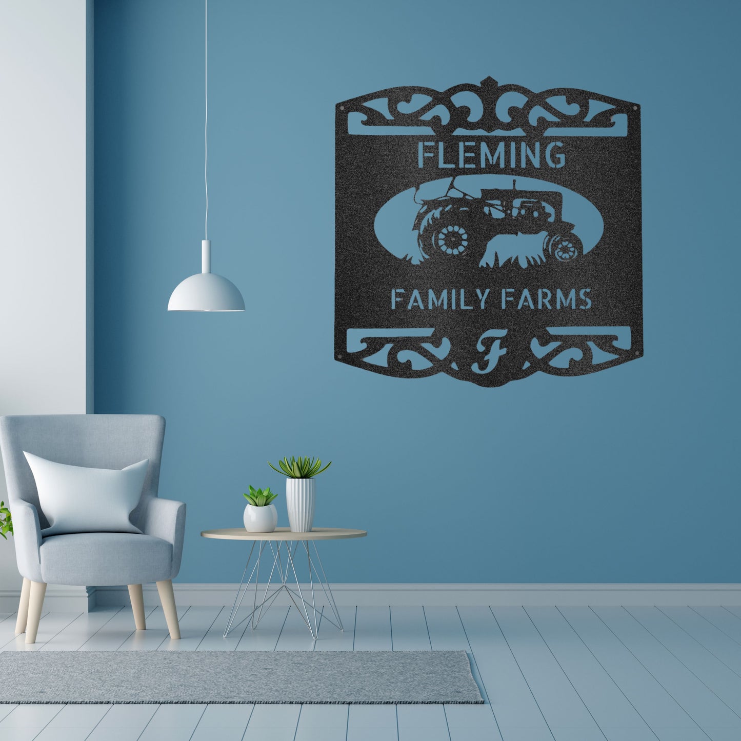 Classic Tractor Sign - Steel Sign
