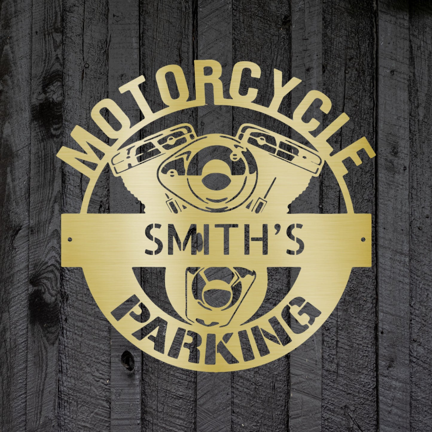 Motorcycle Parking Sign - Steel Sign