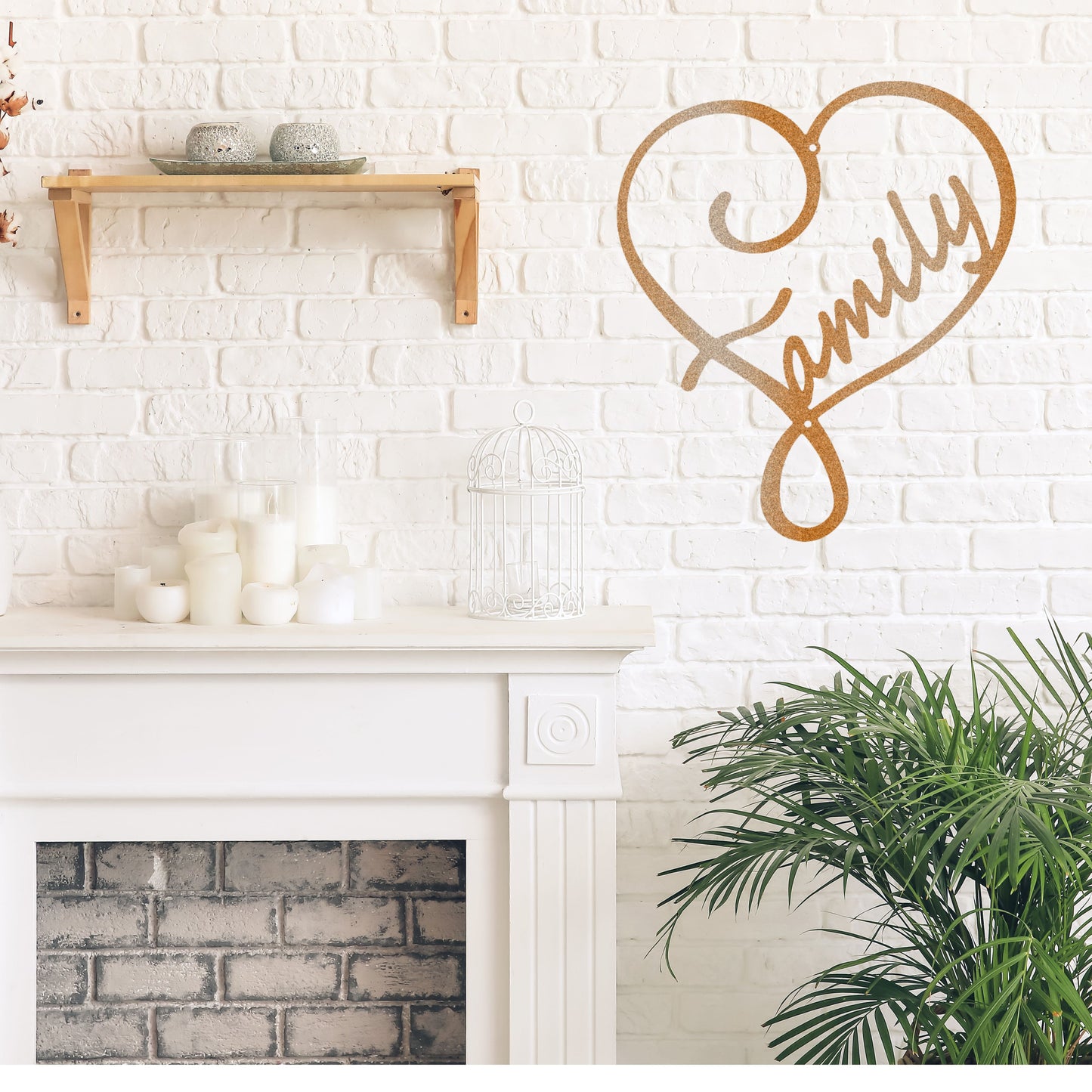Family Love - Steel Sign