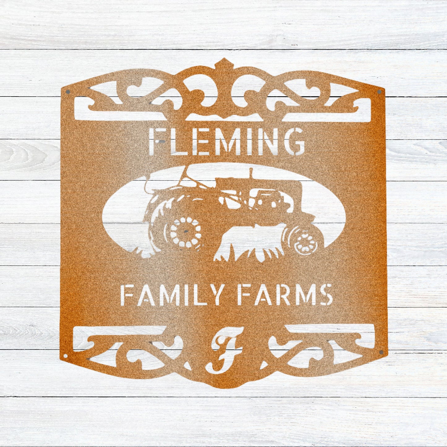 Classic Tractor Sign - Steel Sign