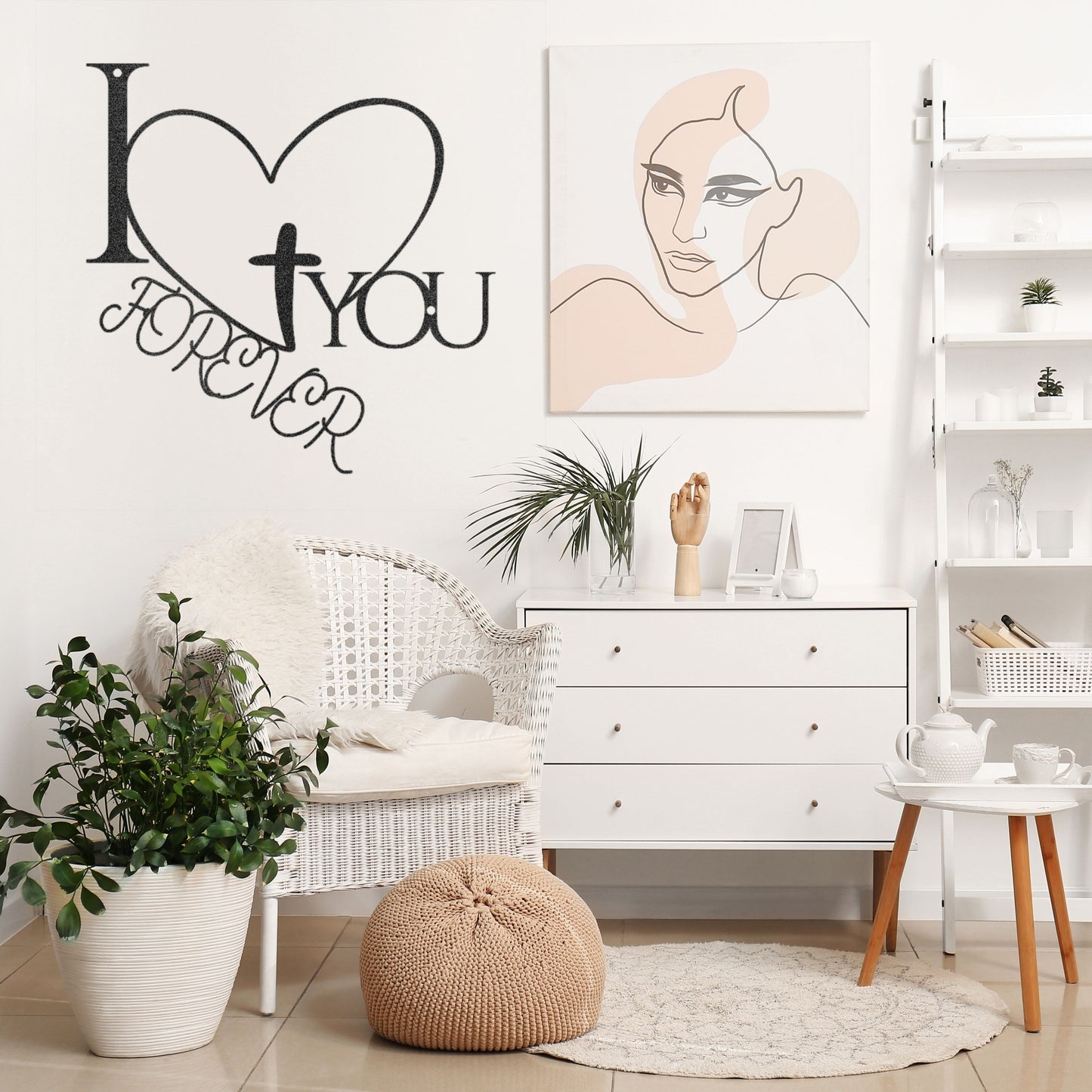 Love Metal Sign