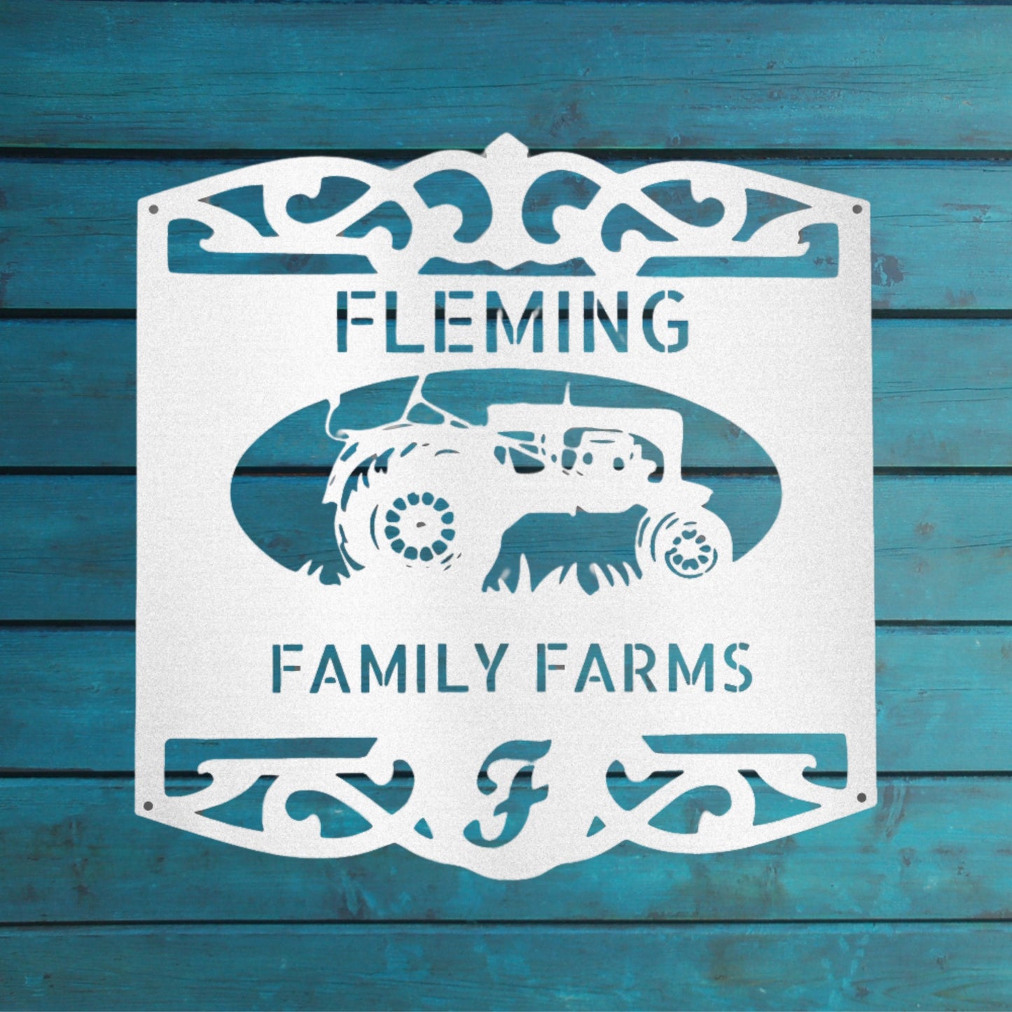 Classic Tractor Sign - Steel Sign