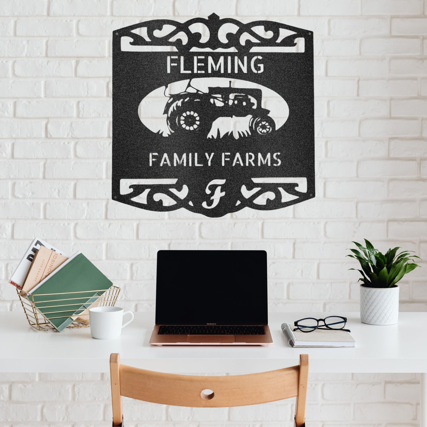 Classic Tractor Sign - Steel Sign