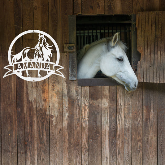 Custom Metal Horse - Steel Sign