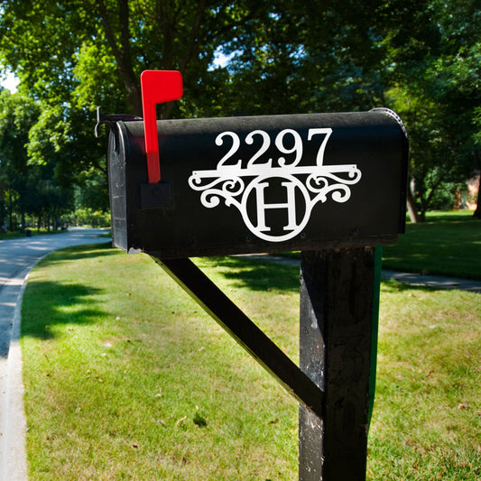 Initial Address Sign - Steel Sign