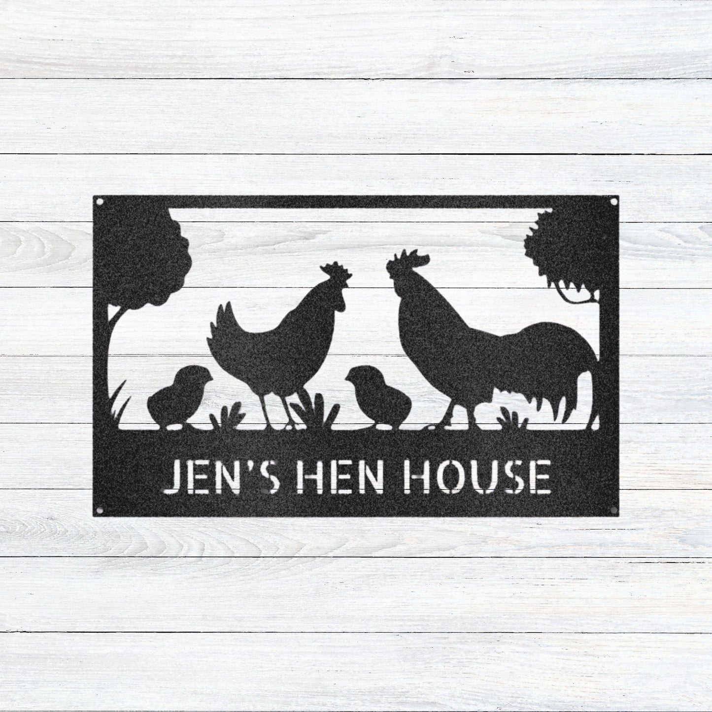 Hen House Sign - Steel Sign