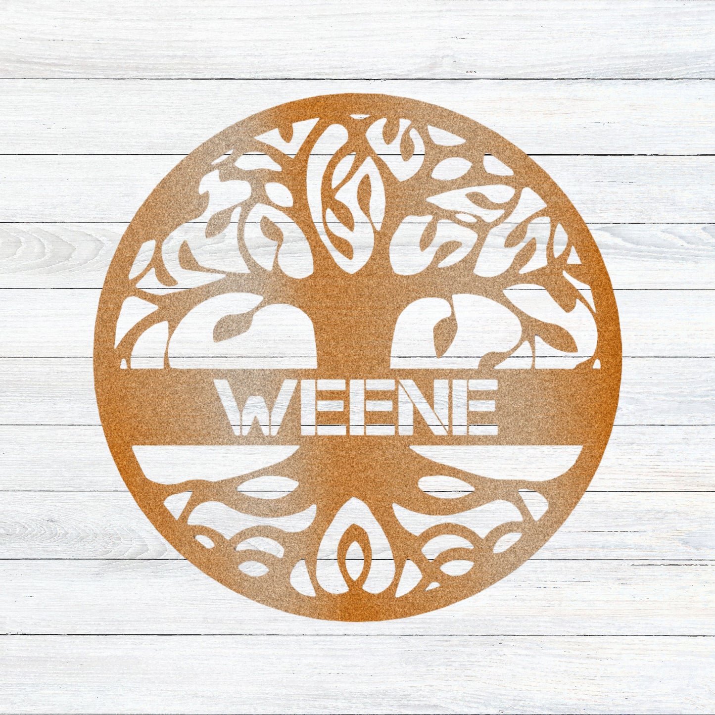 Personalized Tree of Life - Steel Sign