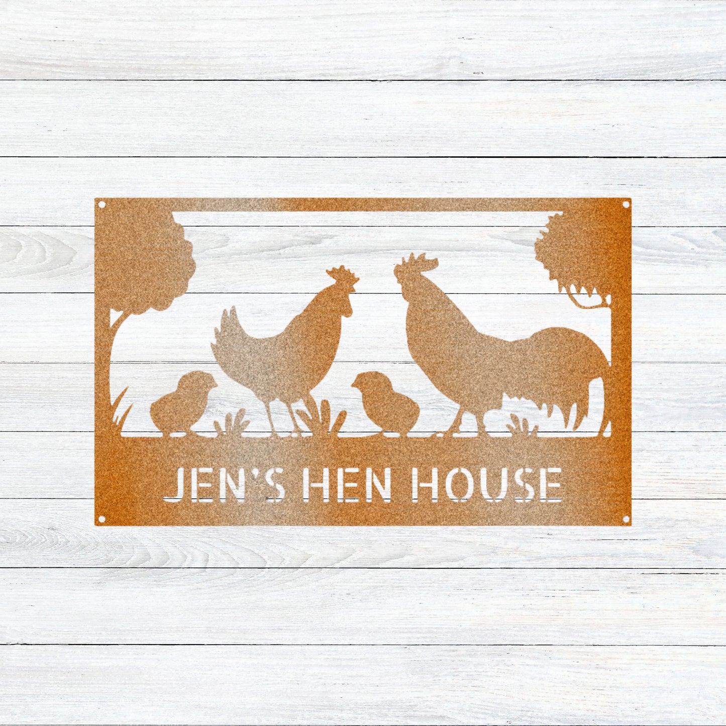 Hen House Sign - Steel Sign