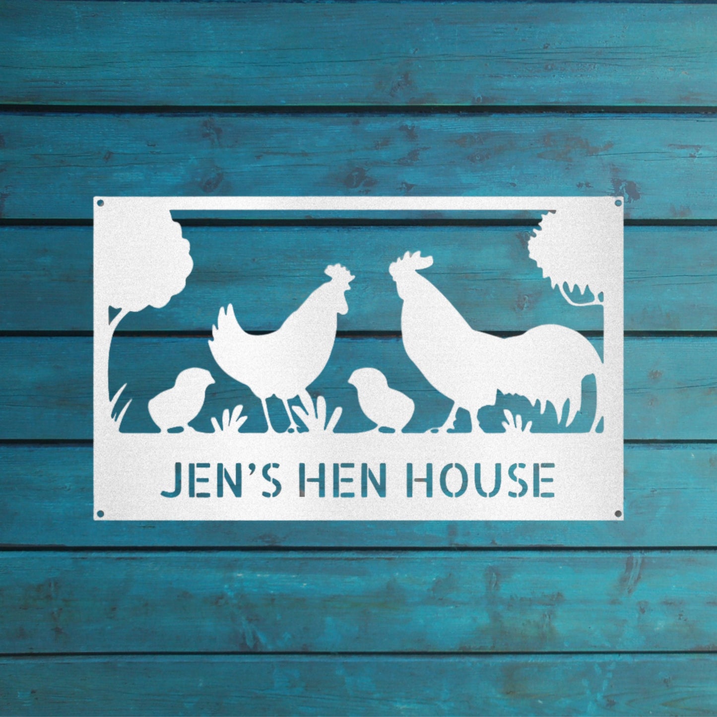 Hen House Sign - Steel Sign