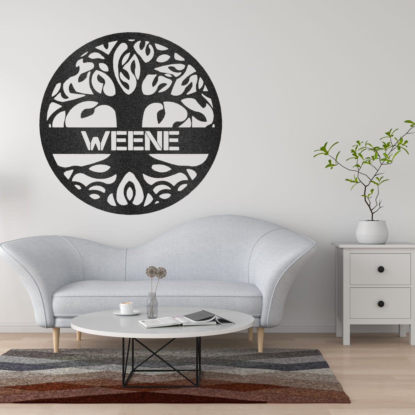 Personalized Tree of Life - Steel Sign