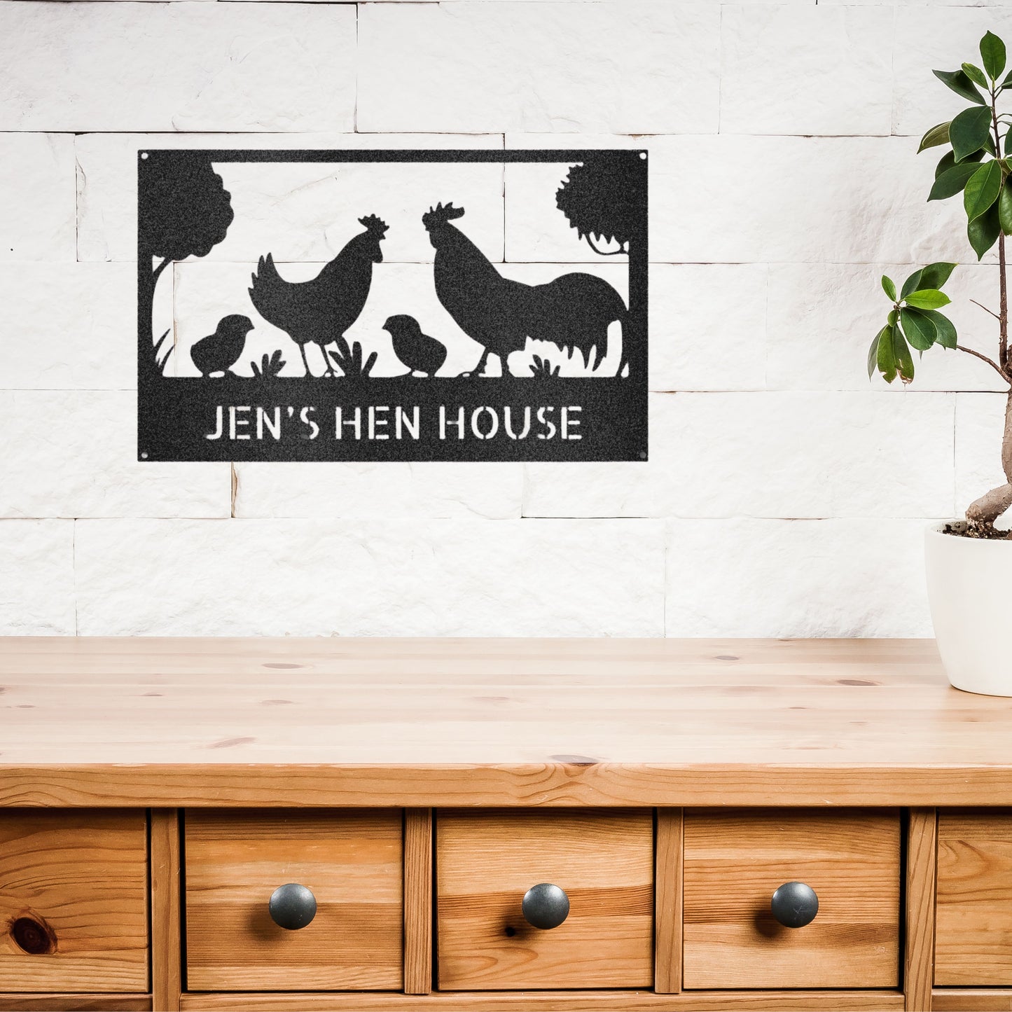 Hen House Sign - Steel Sign