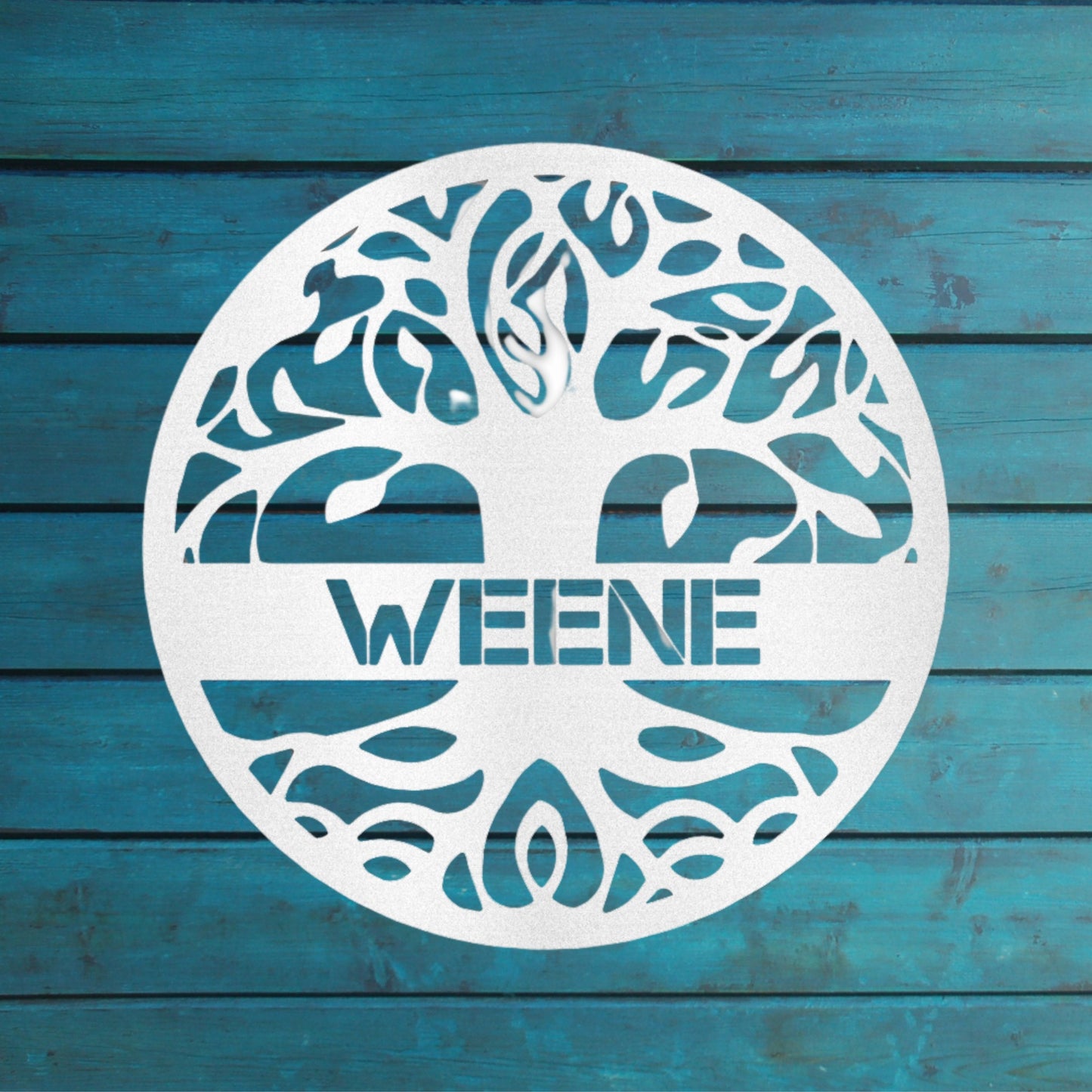 Personalized Tree of Life - Steel Sign