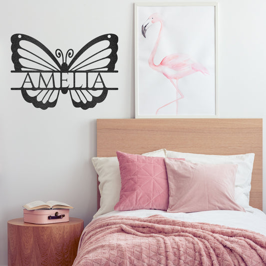 Custom Butterfly-Steel Sign