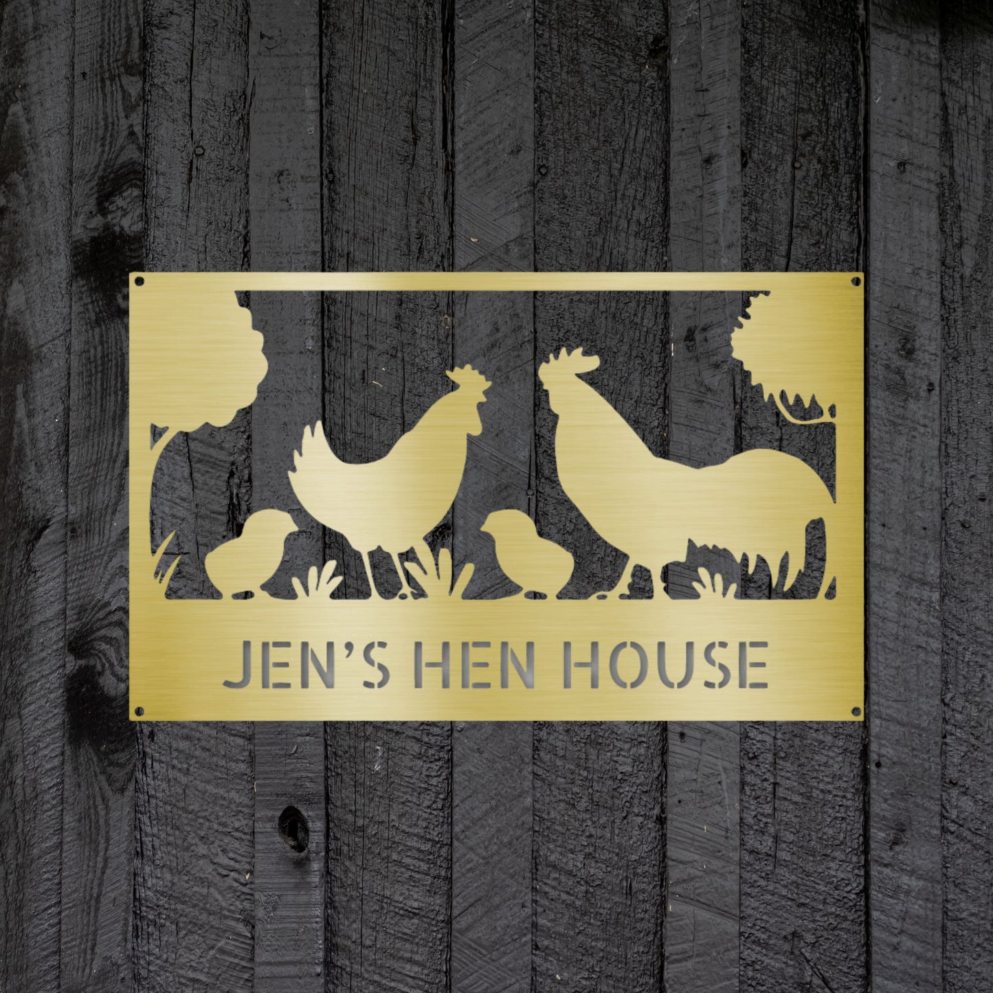 Hen House Sign - Steel Sign