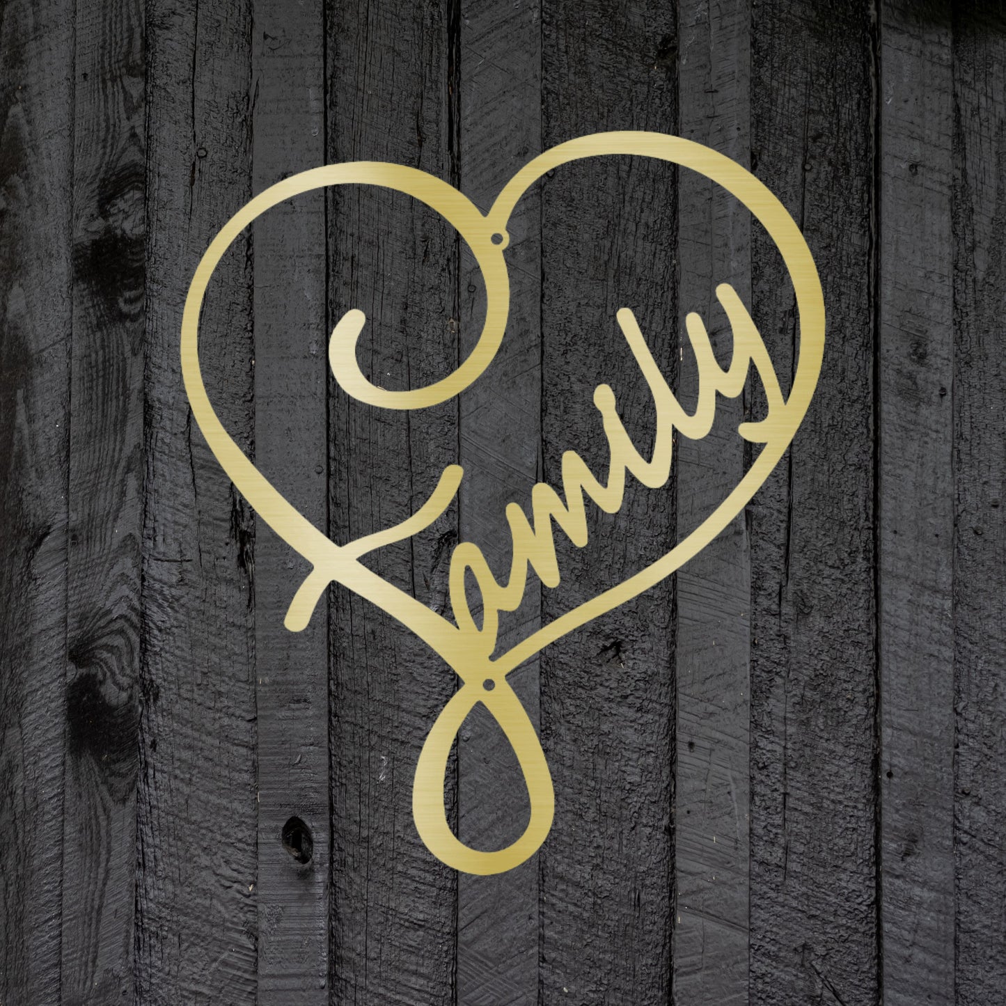 Family Love - Steel Sign