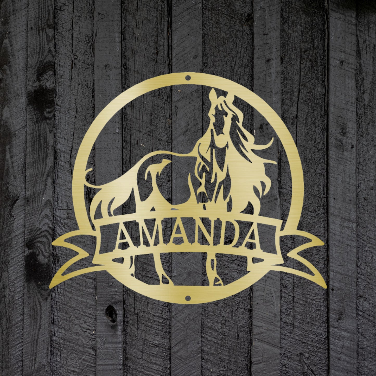 Custom Metal Horse - Steel Sign